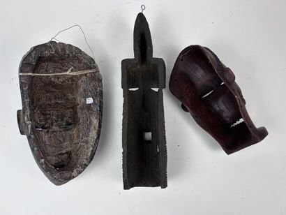SET OF THREE AFRICAN-STYLE MASKS
Medium-hard...