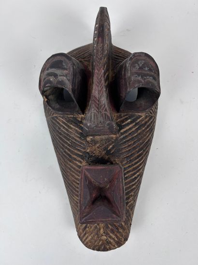 SET OF TWO Songye-style MASKS, Democratic...