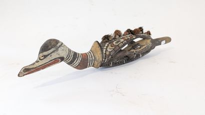 Iatmul-style flute stopper sculpture, Papua...