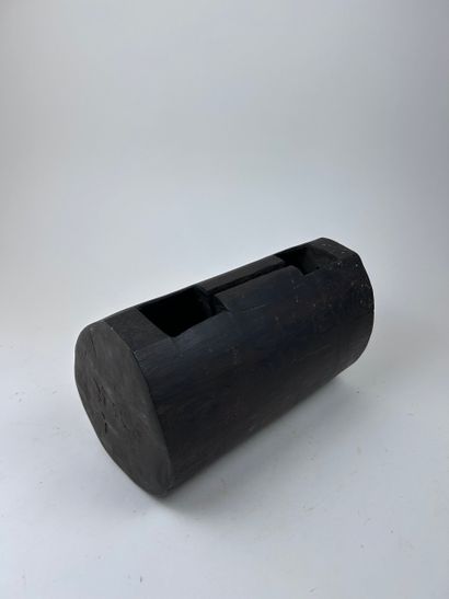 SLOT DRUM, African style
Wood with a black...