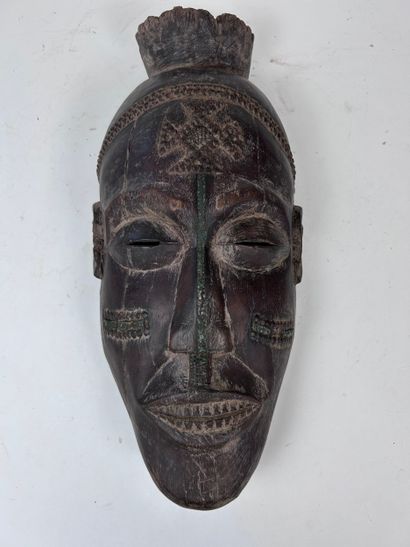 SET OF THREE AFRICAN-STYLE MASKS
Wood with...