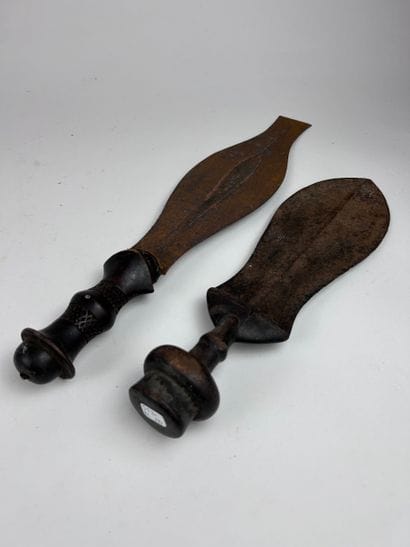 SET OF THREE SHORT SWORDS, Democratic Republic...