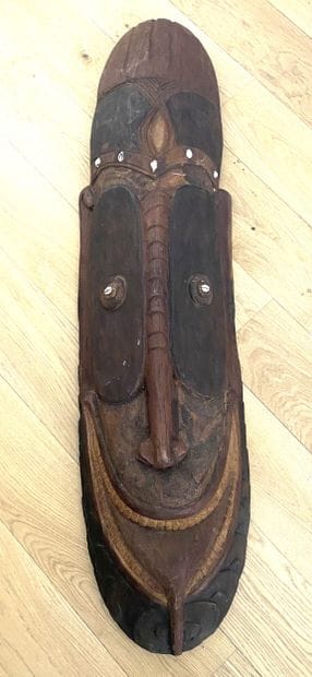 Oceania-style SCULPTED OBJECT
Wood with a...