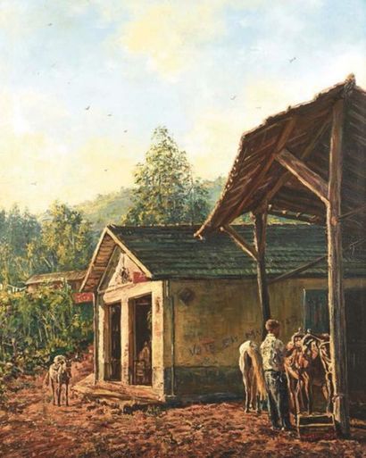 Willem LEENDERT VAN DIJK 
Petropolis

Huile...