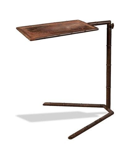 Table de lecture d’appoint articulé en métal...