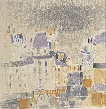 Gustav BOLIN (1920-1999)
Vue d’Antibes
Technique...