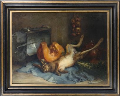Pierre OUTIN (1840-1899)
Nature morte au...