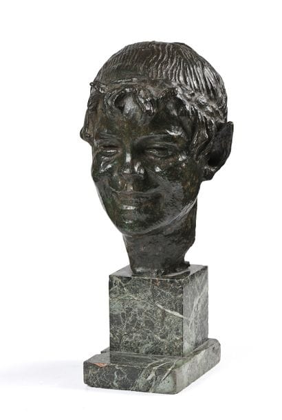 Germaine HOURY (20th century)
Head of a faun
Lost-wax...