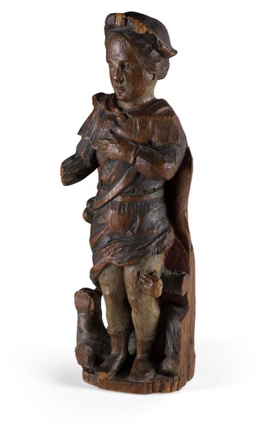 FRANCE, late 18th century
Saint Roch
Wooden...