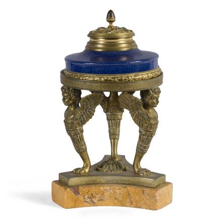 Paul MILLET (1870-1950) at Sèvres
Round inkwell...