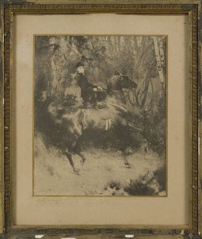 Attribué à Aimé MOROT (1850-1913)
Mademoiselle...