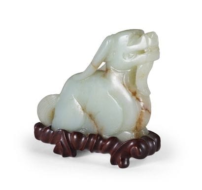 CHINA - 20th century
Group in celadon jade...