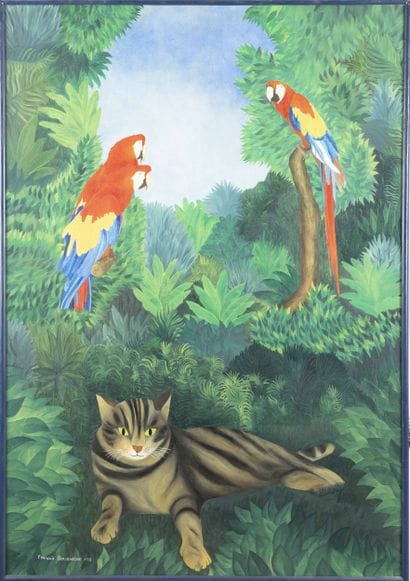 François BOURNICHE, 20th century
The cat,...