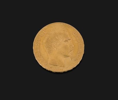 20 francs gold Napoléon III, bare head, 1856
Diam....