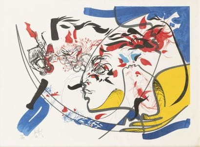 Raymond MORETTI (1931-2005)
Portrait
Lithographie...