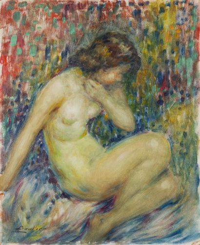 Lucien BOULIER (1882-1963)
Nude
Oil on isorel...