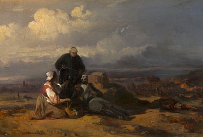 Ferdinand WACHSMUTH (1802-1869) 
Le dernier...