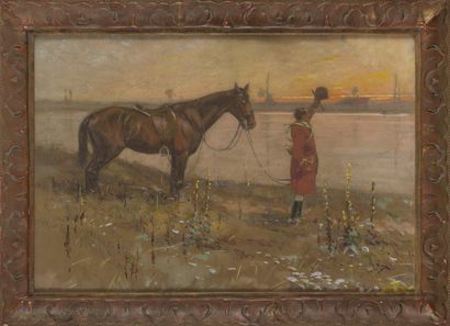 Edouard DOIGNEAU (1865-1954)
Chasse à courre
Encre...