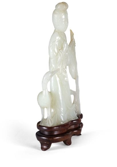 CHINA - 20th century
Celadon nephrite group...