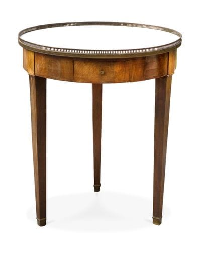 Mahogany and mahogany veneer tripod hot-water...