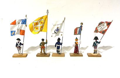 Guy Renaud figurines Lot of 5 figurines,...