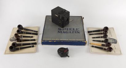 Lot: appareil photo; micro-phone (sans fil);...