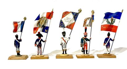 Guy Renaud figurines Lot of 5 figurines,...