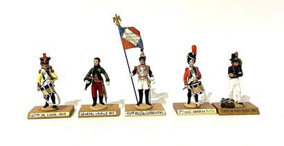 Guy Renaud figurines Lot of 5 pedestrians,...