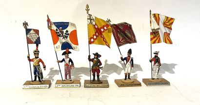 Guy Renaud figurines Lot of 5 figurines,...