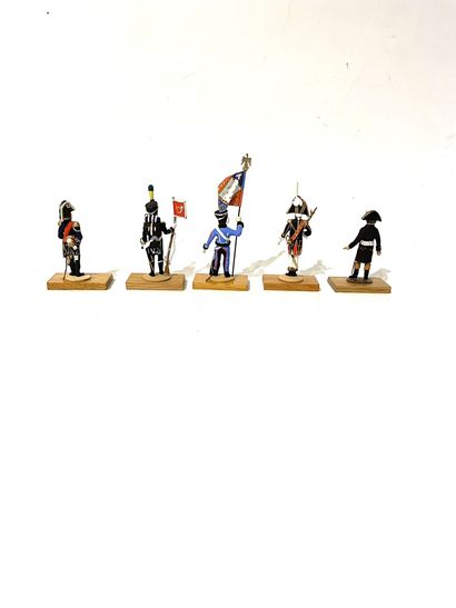 Guy Renaud figurines Lot of 5 pedestrians,...
