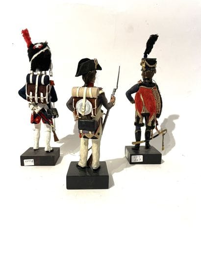 Figurines Marcel Riffet Lot of 3 pieces:...