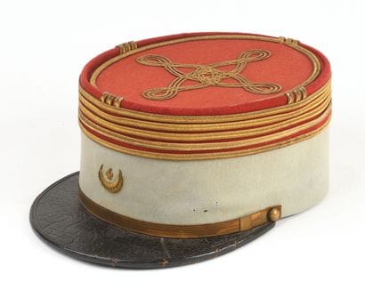 Képi de Colonel du 4è Régiment de Tirailleurs,...