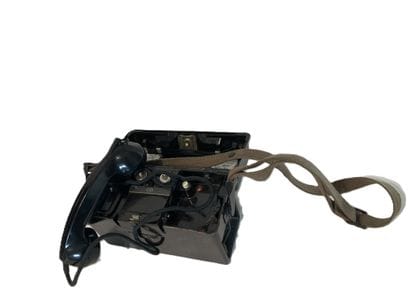 Téléphone de campagne de l’Allemagne de l’Ouest,...