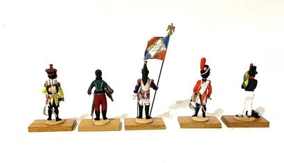 Guy Renaud figurines Lot of 5 pedestrians,...