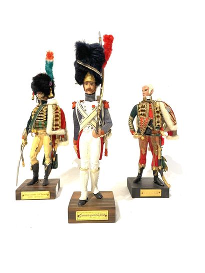 Figurines Marcel Riffet Lot of 3 pieces:...