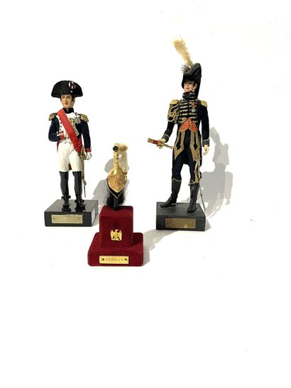 Figurines Marcel Riffet Lot of 3 pieces:...