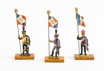 Guy Renaud figurines Set of 3 figurines,...