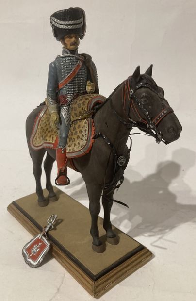 Georges Fouillé figures. Hussar of the 3rd...