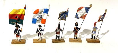 Guy Renaud figurines Lot of 5 figurines,...