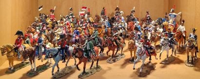 Del Prado Lot of 37 horsemen, 1st Empire...