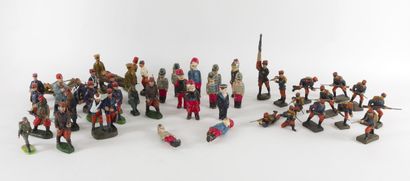 Elastolin and miscellaneous Lot: Piou-pious,...