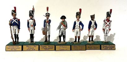 Windmill creation. Lot of 7 figurines, including...