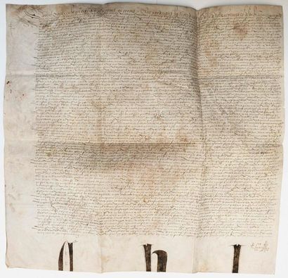 BELGIUM. 1553. LORD OF KEVRAING. Piece of...