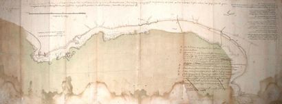 (HANDLE.) FORTIFICATIONS OF CHERBOURG. Handwritten...