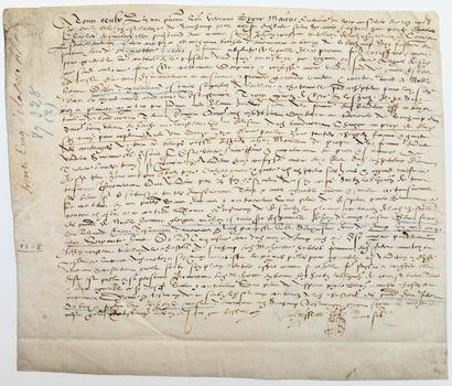 YVELINES. 1568. SONCHAMP (78). Scroll (23.5...