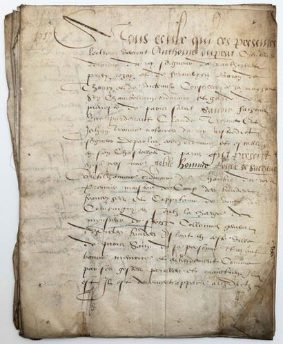 Before Antoine DU PRAT Chevalier, Lord of...