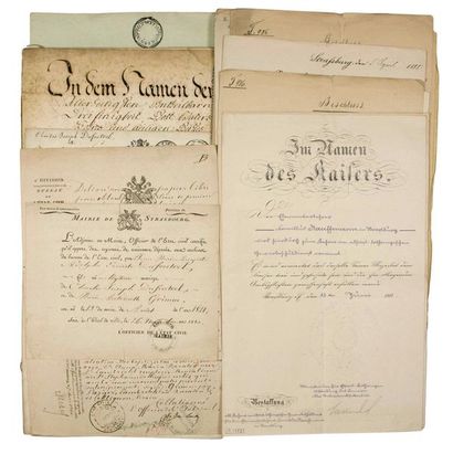 STRASBOURG (BAS-RHIN). FAMILY ARCHIVE OF...