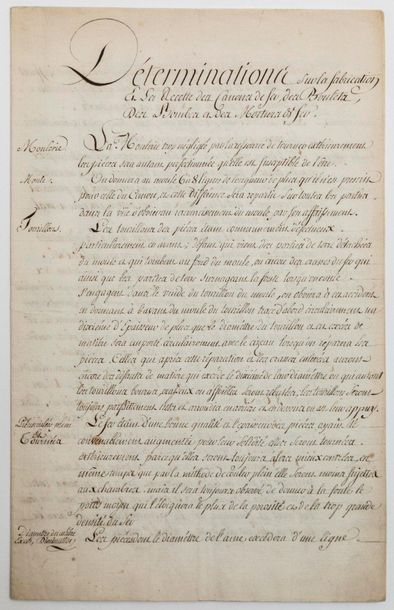 MARINE ARTILLERY. 1767. Viscount DE MOROGUES.
Double...