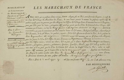 Gaspard, Duke of CLERMONT-TONNERRE, Marshal...