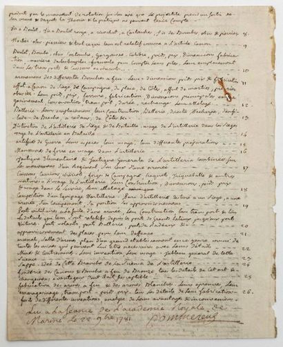ROYAL MARINE ACADEMY on 22 November 1781....